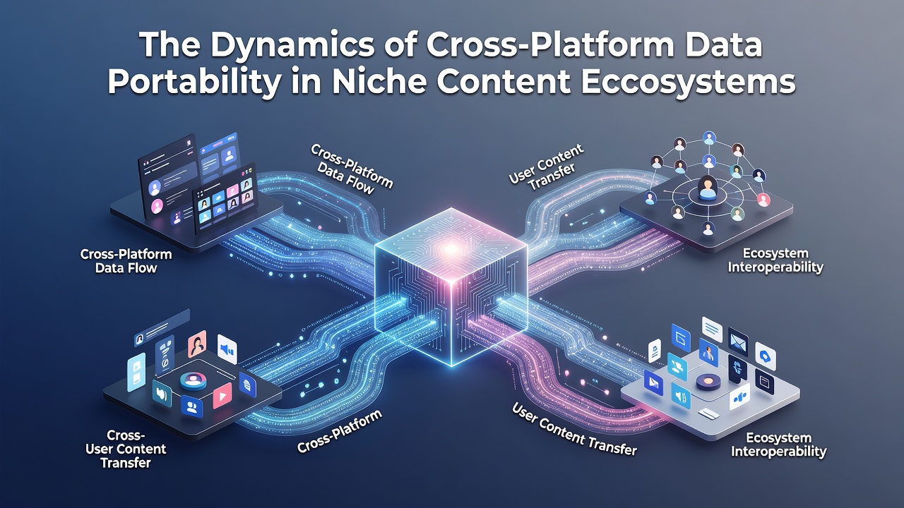 The Dynamics of Cross-Platform Data Portability in Niche Content Ecosystems